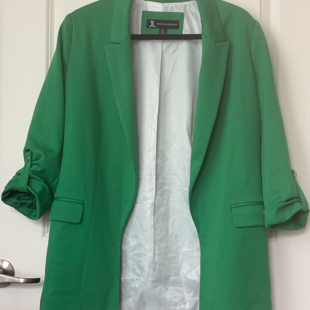 Jules & Leopold Vibrant Green Blazer